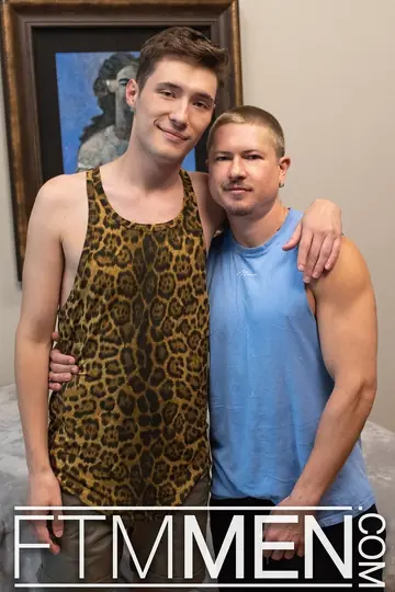 Two Men Kiss Deeply Before Sex Together