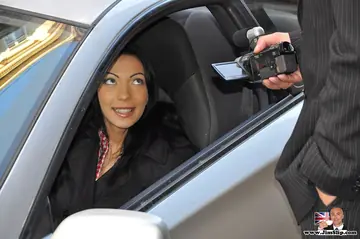 Slim European Brunette Gives a Blowjob and Takes Anal in the Car