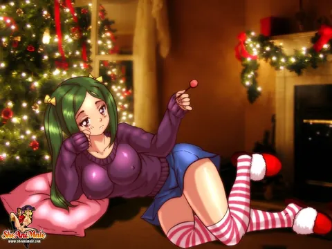 Trans Woman Dominates Santa in Femdom Session – photo 1 of 12