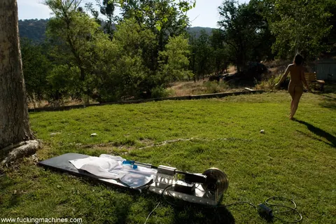 Ariel X: Petite Tanned Latina Uses a Dildo While Bound Outdoors – photo 20 of 20