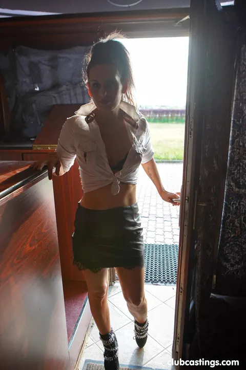 MILF Takes Anal Doggy Style and a Creampie in a Casting – photo 7 of 21