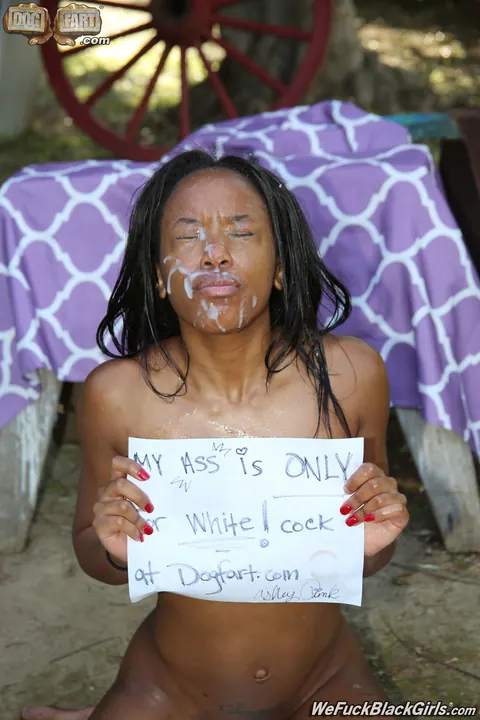 Ashley Pink: Ebony Babe Takes Anal and Facials in an Outdoor Gangbang – photo 21 of 21
