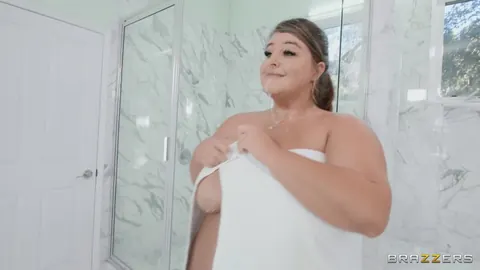 Leila Lewis: Chubby Brunette with Big Tits Gets Fucked in the Bathroom – photo 20 of 20