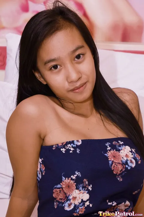 Asian Babe with Big Tits Undresses, Spreads and Fucks Her Partner – photo 1 of 20