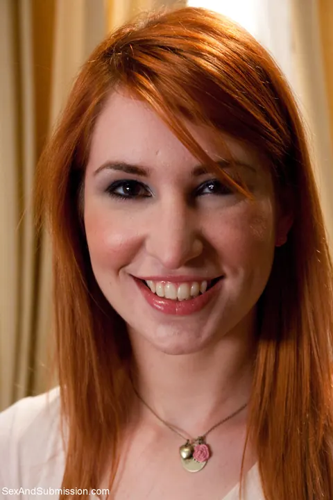 Redhead in Bondage Has Rough Threesome – photo 2 of 21