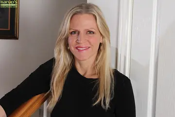 Blonde MILF with Big Tits Undresses and Spreads Her Pussy Wide