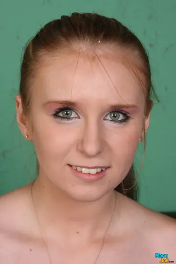 PAWG Redhead in Panties Gives a Handjob and Takes a Facial