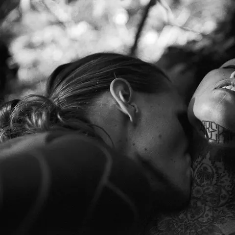 Tattooed Asian Woman Dominates in the Forest – photo 4 of 19