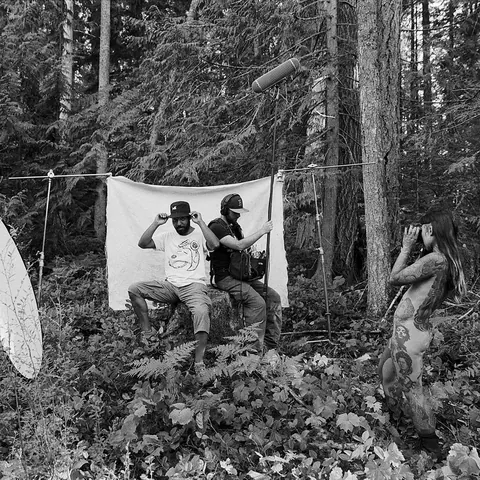 Tattooed Asian Woman Dominates in the Forest – photo 6 of 19
