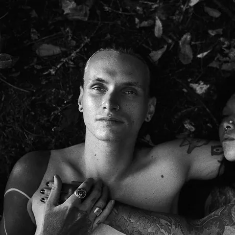 Tattooed Asian Woman Dominates in the Forest – photo 11 of 19