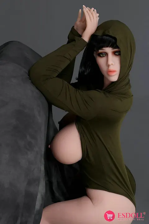 Woman with Huge Tits Poses Nude and Flaunts Her Round Ass – photo 13 of 17