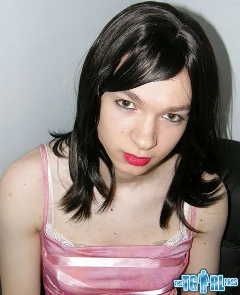 Trans Woman Undresses, Poses Naked, and Arches Back – photo 4 of 15