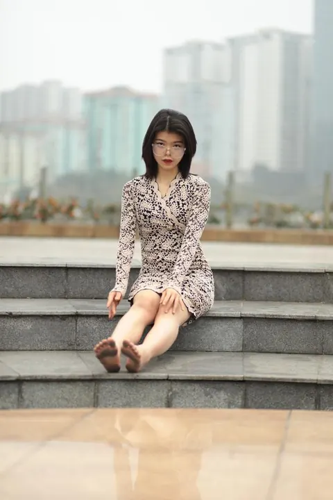 Thick Asian Brunette Takes Anal Creampie Outdoors in a Threesome – photo 18 of 21