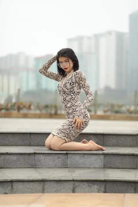 Thick Asian Brunette Takes Anal Creampie Outdoors in a Threesome – photo 17 of 21
