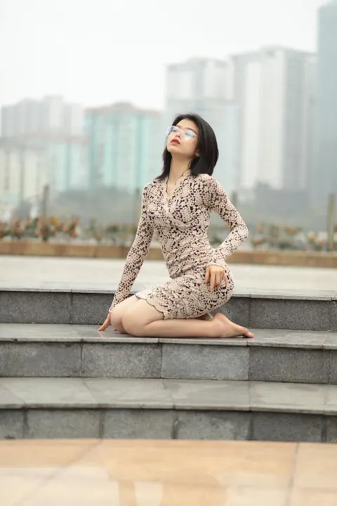 Thick Asian Brunette Takes Anal Creampie Outdoors in a Threesome – photo 14 of 21