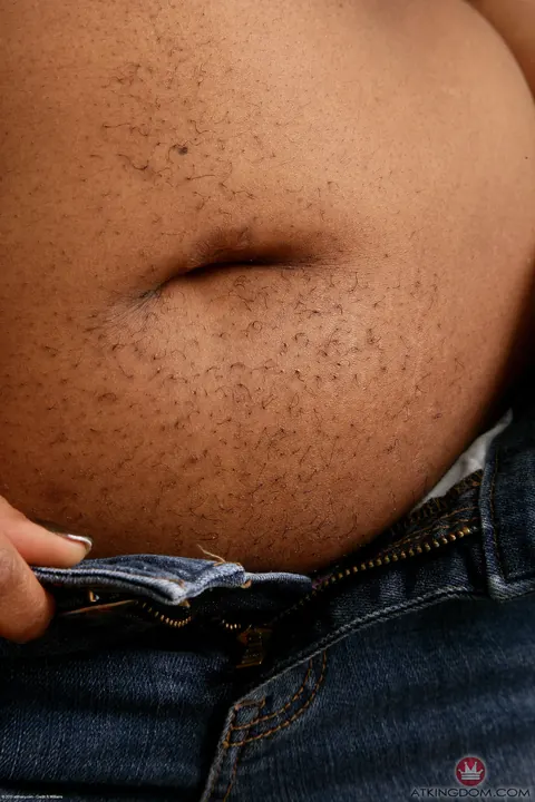 Ebony BBW with Big Tits Shows Her Hairy Pussy – photo 6 of 20