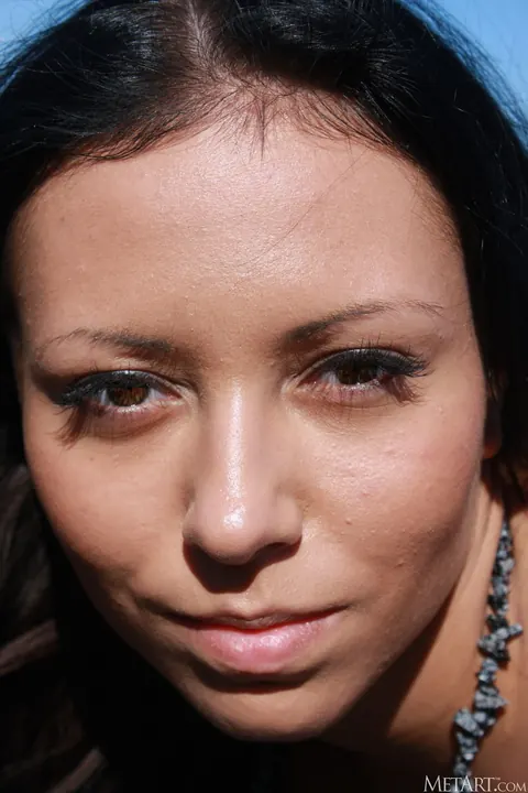 Bailey A: Russian Brunette Poses Nude with Small Natural Tits – photo 5 of 21