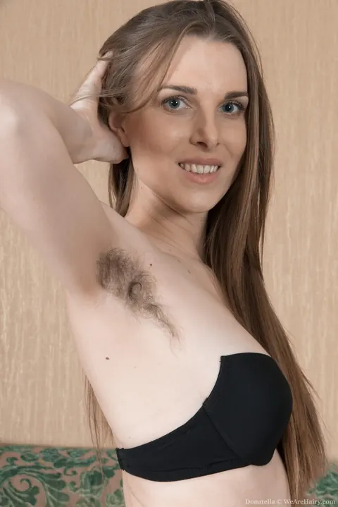Busty Thick MILF Shows Hairy Armpits and Pussy in Lingerie – photo 5 of 16