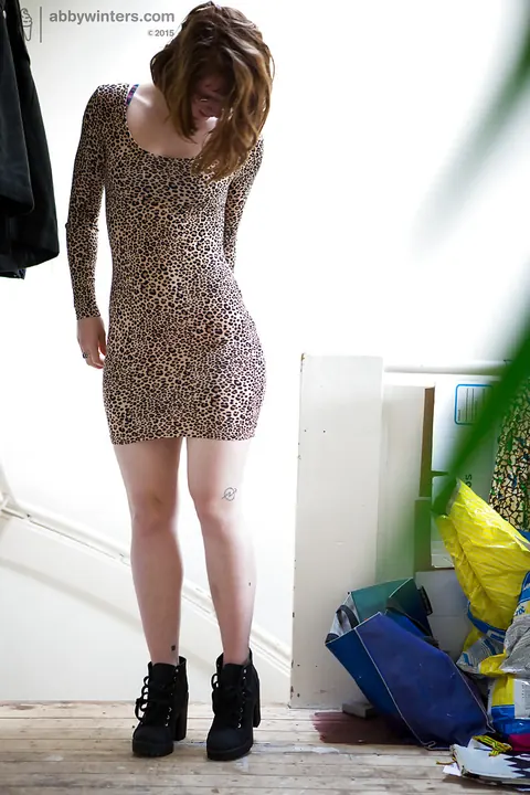 Short-Haired Redhead Fingers Her Hairy Pussy Then Dresses – photo 16 of 16