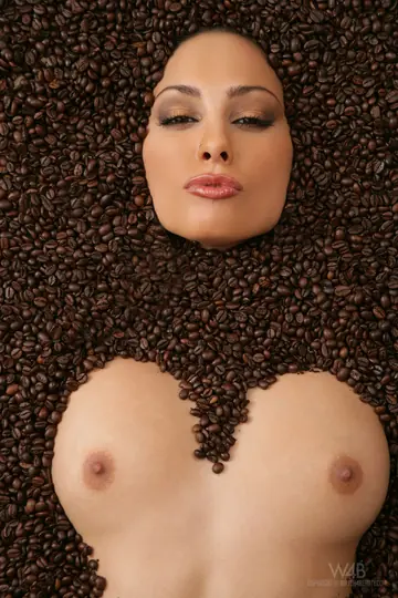 Slim Czech MILF in Heels Pours Coffee on Tits and Spreads