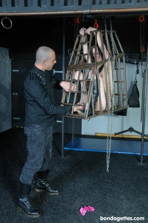 Fae C: Pale Brunette PAWG Bound in a Skirt for Bondage – photo 17 of 21
