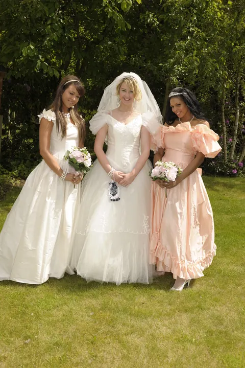 Ebony Brunette MILF Bride in Lesbian Threesome Outdoors – photo 11 of 21