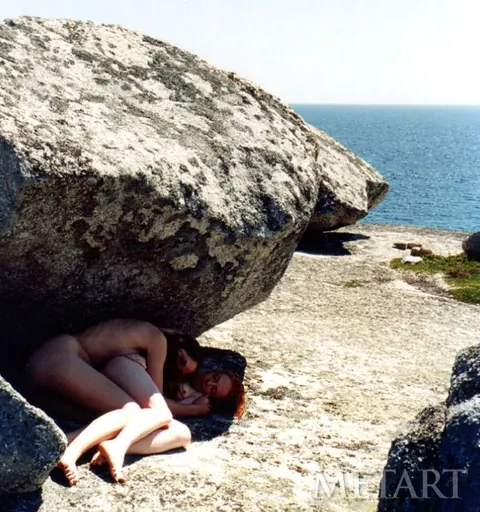Several Hairy Women Strip and Pose Nude Outdoors – photo 5 of 20