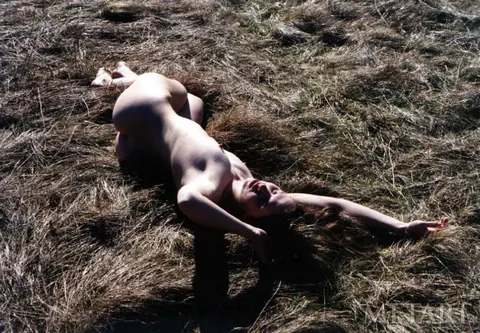 Several Hairy Women Strip and Pose Nude Outdoors – photo 16 of 20