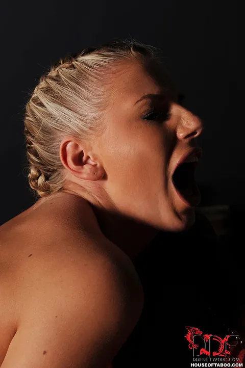 Danielle May: British Lesbian in Bondage Takes a Strap-On Anal – photo 5 of 15