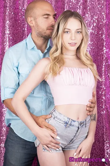 Lily Larimar – Tattooed Blonde PAWG Fucks in Panties and Shorts