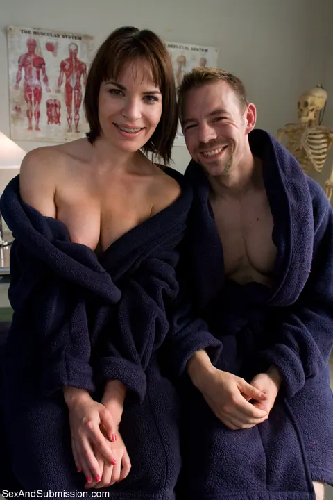 Dana DeArmond: Tattooed Brunette in Bondage Sucks Cock and Gets Fucked – photo 20 of 20