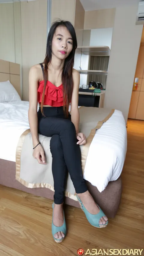 Skinny Asian MILF Strips and Fucks Her Partner in POV – photo 3 of 21