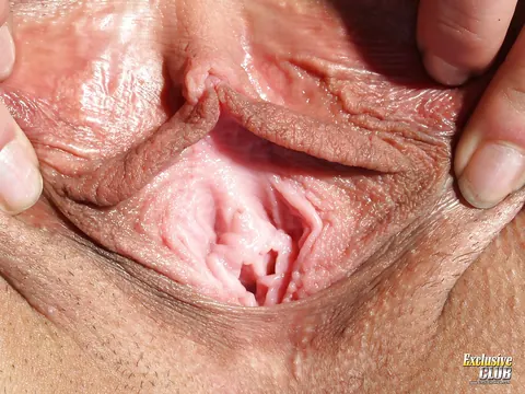 Kitty Saliery: Latina Brunette in Panties Pulls Them Aside and Fingers Her Pussy – photo 12 of 16