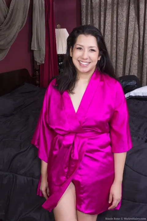 Stacie Rose: Busty Brunette MILF Uses a Dildo on Her Hairy Pussy – photo 1 of 18