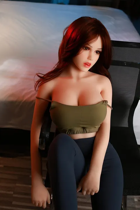 Redhead Strips Nude and Shows Her Big Tits – photo 15 of 21