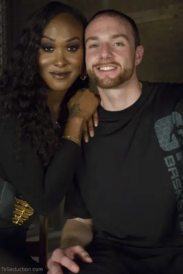 Ebony Trans Woman Dominates Her Partner and Takes Cum in Her Mouth