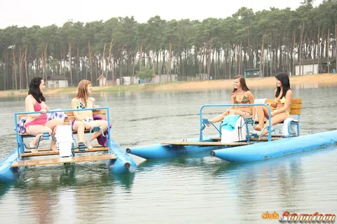 Alexis Crystal: Two Czech Brunettes Finger and Lick Pussy on a Boat – photo 5 of 15