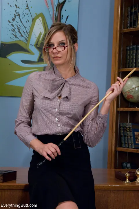 Carmen Stark: Blonde and Brunette in Glasses Share Anal Fingering and Bondage – photo 3 of 21