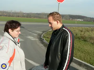 Thick European MILF Spreads and Takes a Cumshot on Her Tits in the Car