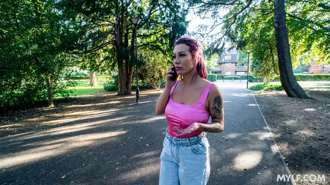Busty MILF Gives a Blowjob and Gets Fucked Outdoors – photo 2 of 21