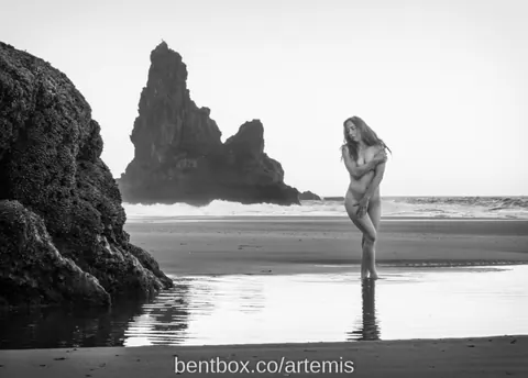 Brunette PAWG Poses Nude on the Beach and in the Forest – photo 12 of 16