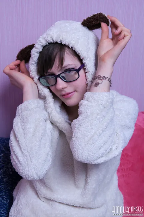 Brunette PAWG in Glasses Pulls Panties Aside and Gapes Her Ass – photo 3 of 20