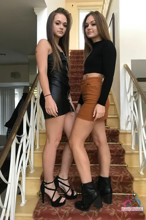 Joey White: Brunettes in Boots Spread Their Legs for the Camera – photo 1 of 20
