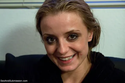 Denice K: Blonde with Big Natural Tits Takes Double Penetration in Bondage Threesome – photo 21 of 21