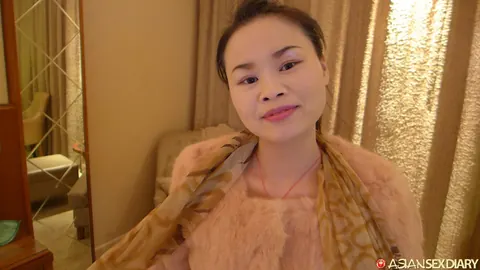 Petite Chinese Brunette Takes It Missionary in a Hotel Room – photo 1 of 20