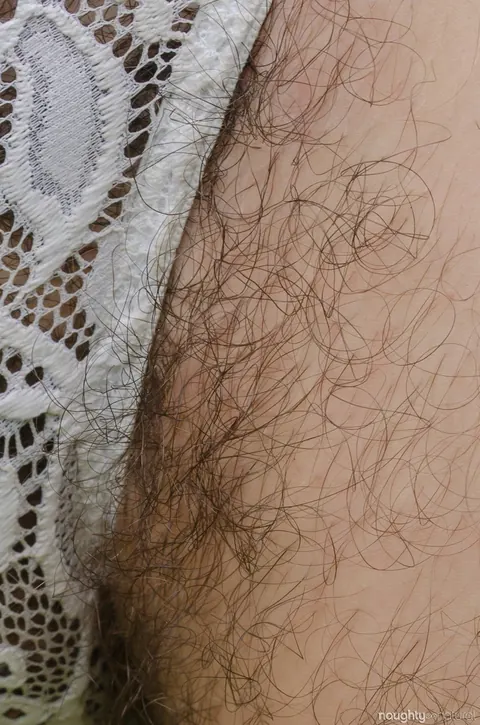 Kisa Fae: Brunette in a Bodysuit Shows Her Hairy Pussy and Tattoo – photo 6 of 20