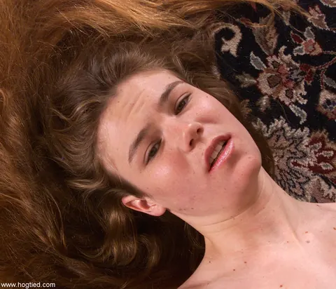 Melissa Ashley: Petite Brunette Takes a Flogging in Rope Bondage – photo 6 of 20
