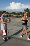 Brunette with Big Natural Tits Sucks and Rides Outdoors – photo 3 of 21
