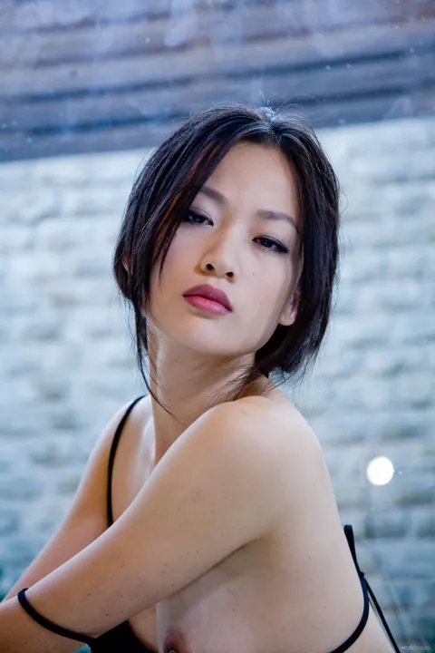 Willy HO: Petite Asian Brunette Strips Out of Her Black Dress and Boots – photo 20 of 20
