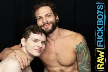 Brunette Twink Bends Over for Bodybuilder and Gets Fucked